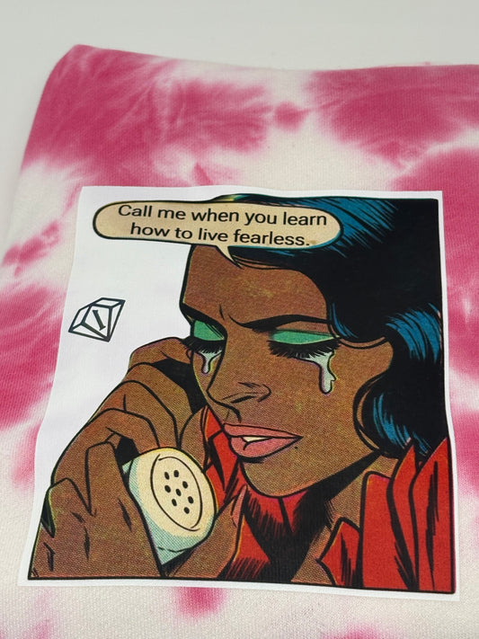 Positive State of Mind oversized Hoodie – (Call Me When) reverse Diamond Edition