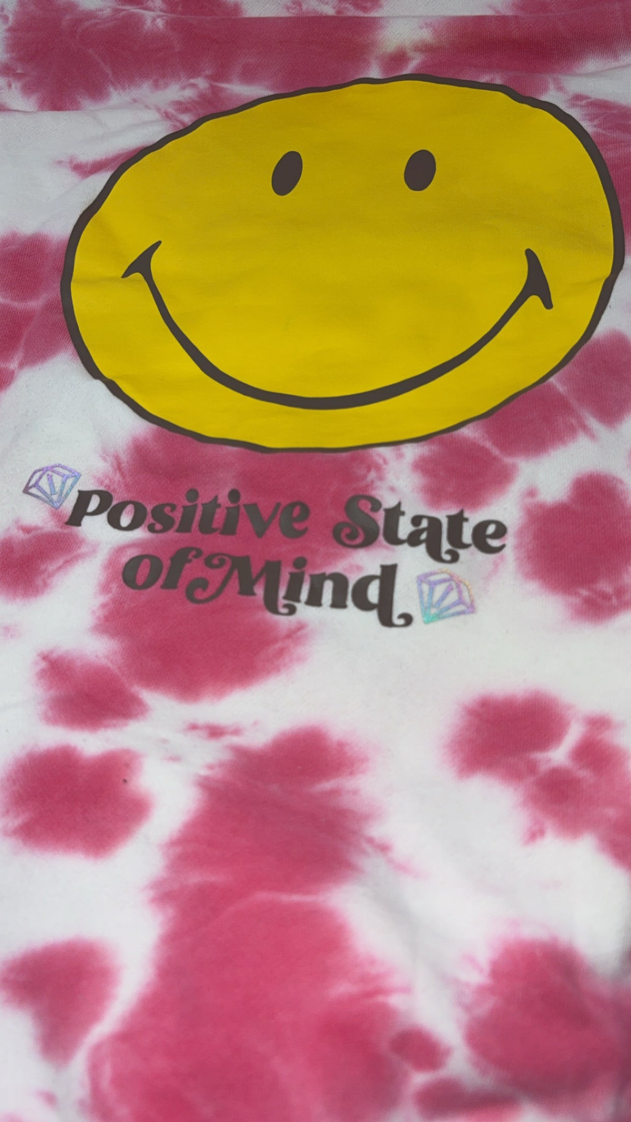 Positive State of Mind oversized Hoodie – (Call Me When) reverse Diamond Edition