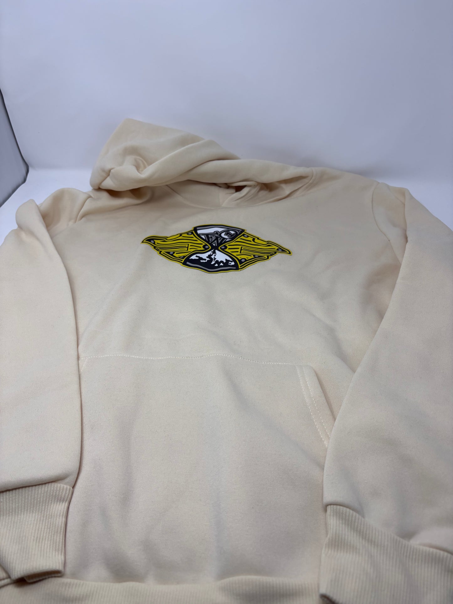 Waste no time hoodie (nude)