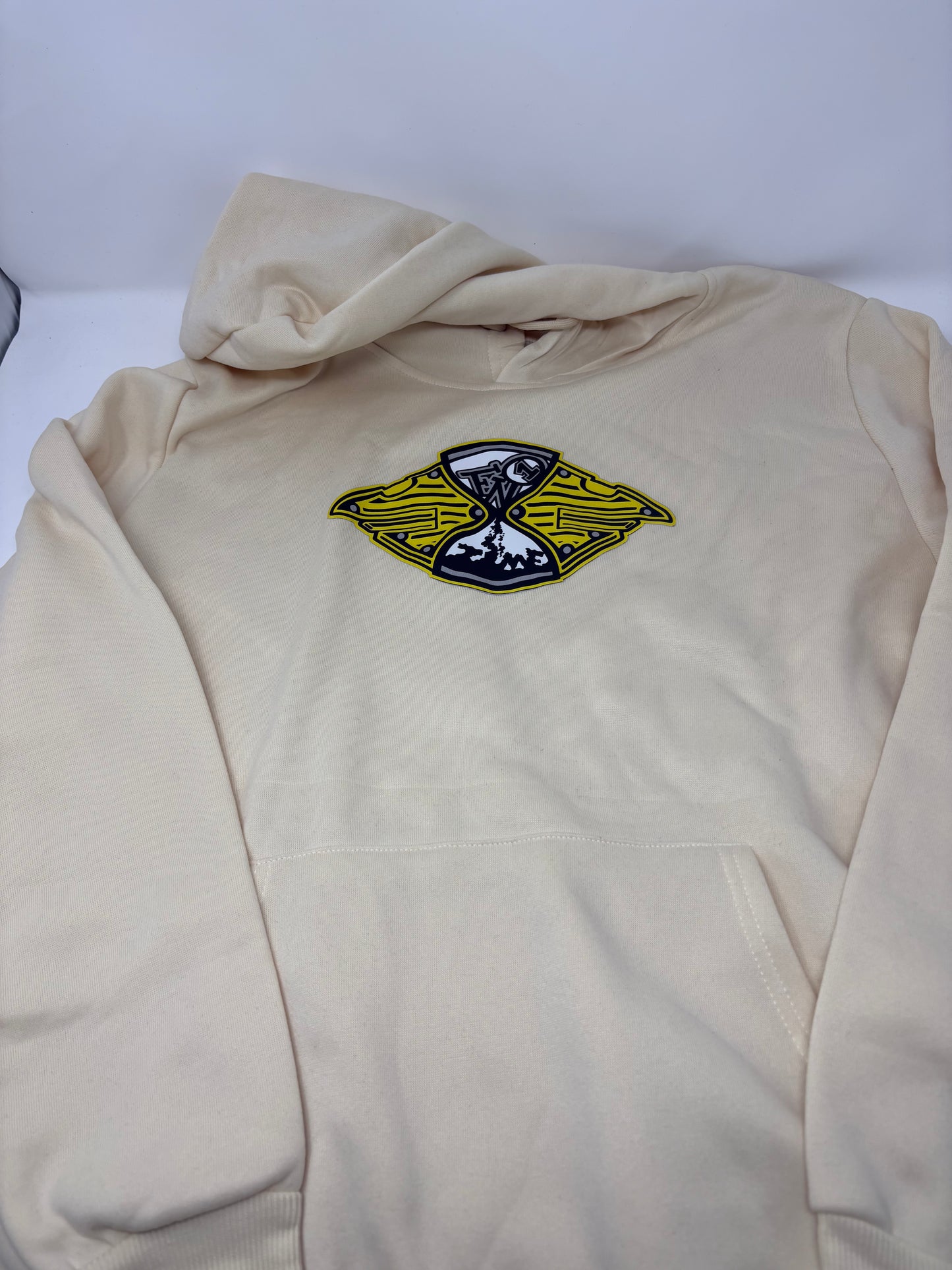 Waste no time hoodie (nude)