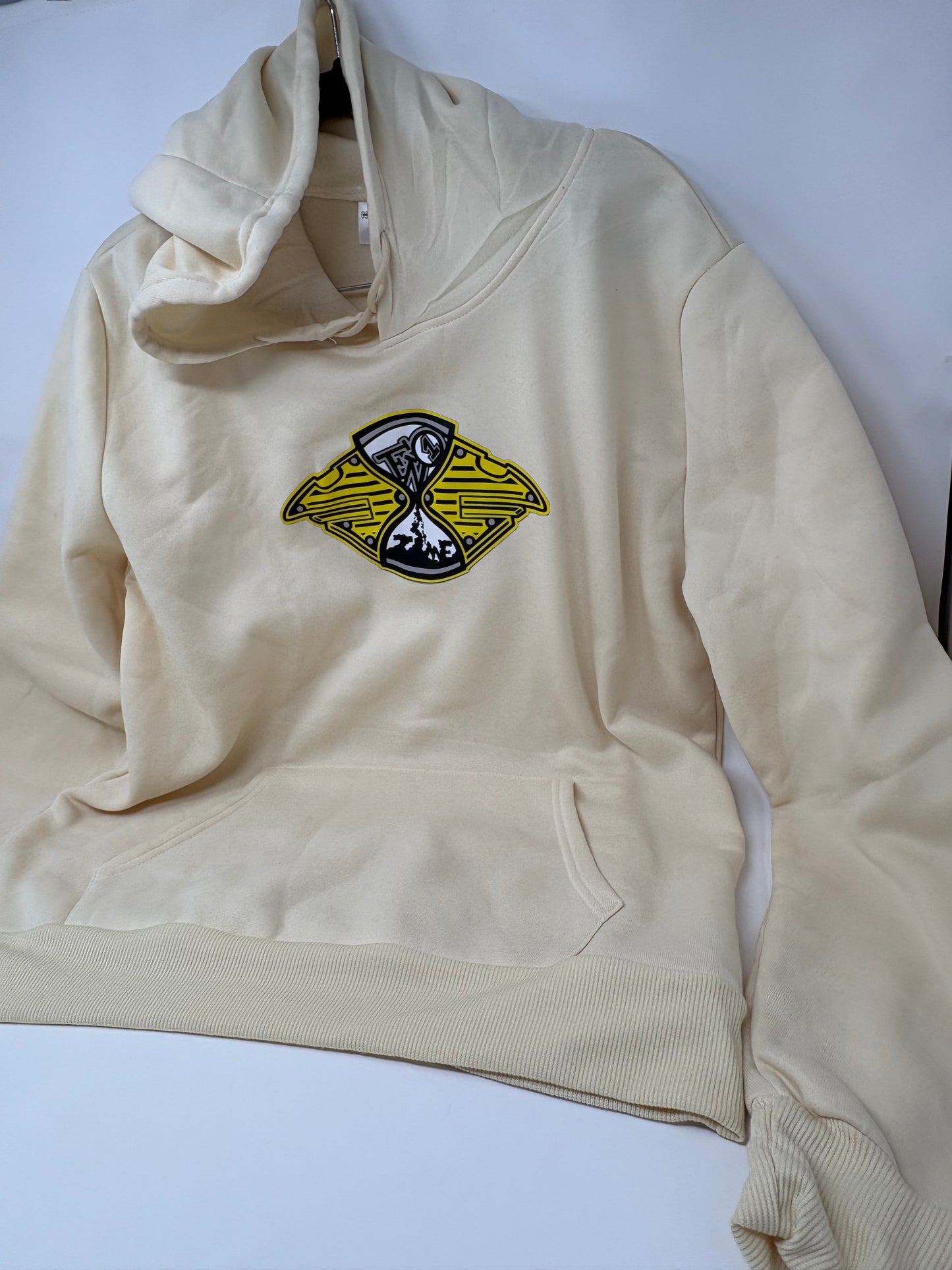 Waste no time hoodie (nude)