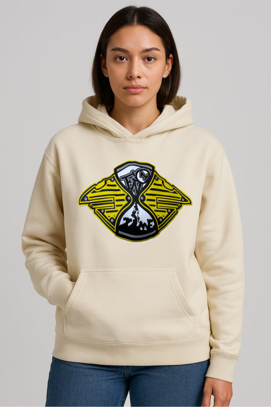 Waste no time hoodie (nude)