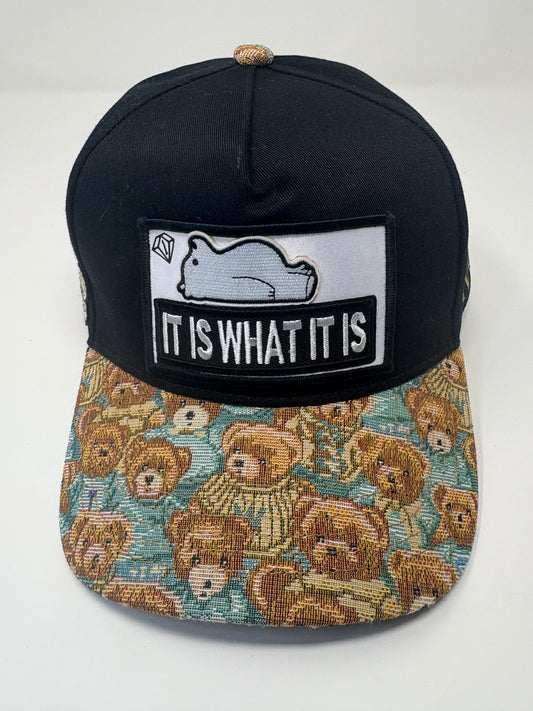 “It is what it is” bear SnapBack hat